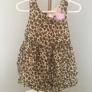 Adorable Cheetah Print Dress. 3T.